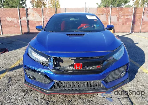 2018 Honda Civic Type R Touring z USA, uszkodzony, nr VIN SHHFK8G72JU202183